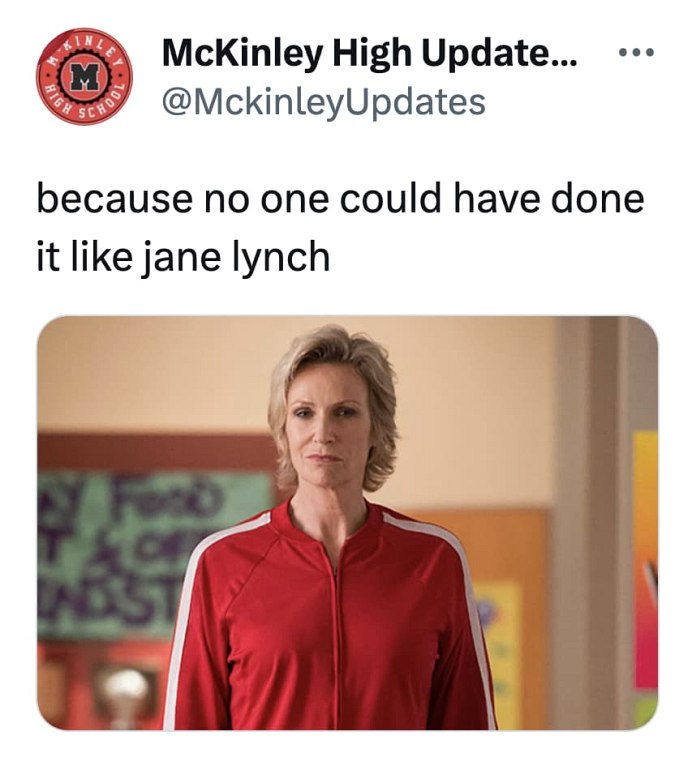 Jane Lynch As Sue Sylvester In 'Glee'