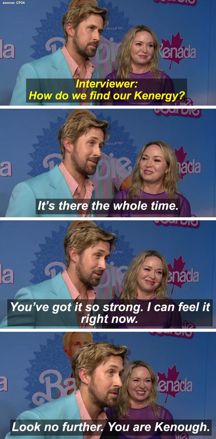 Ryan Gosling Gives The Word Of Ken