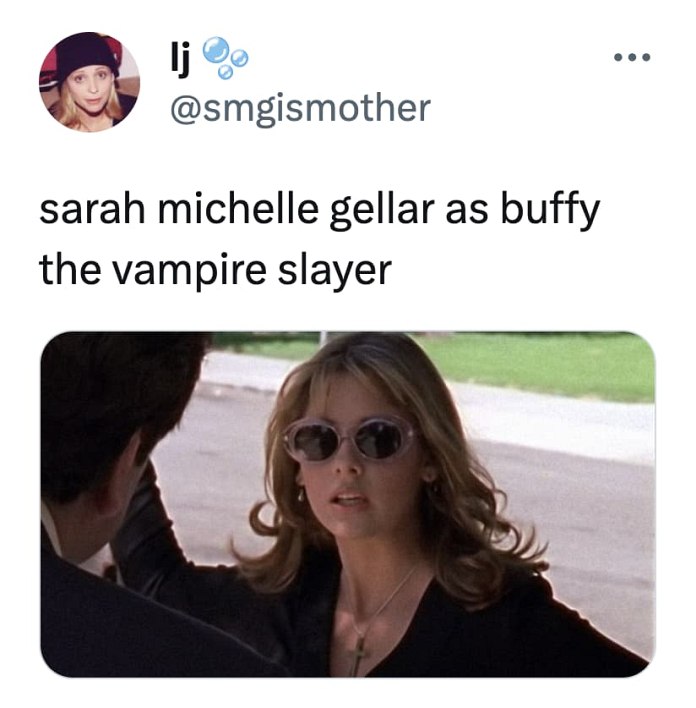 Sarah Michelle Gellar As Buffy Summers In 'Buffy the Vampire Slayer'
